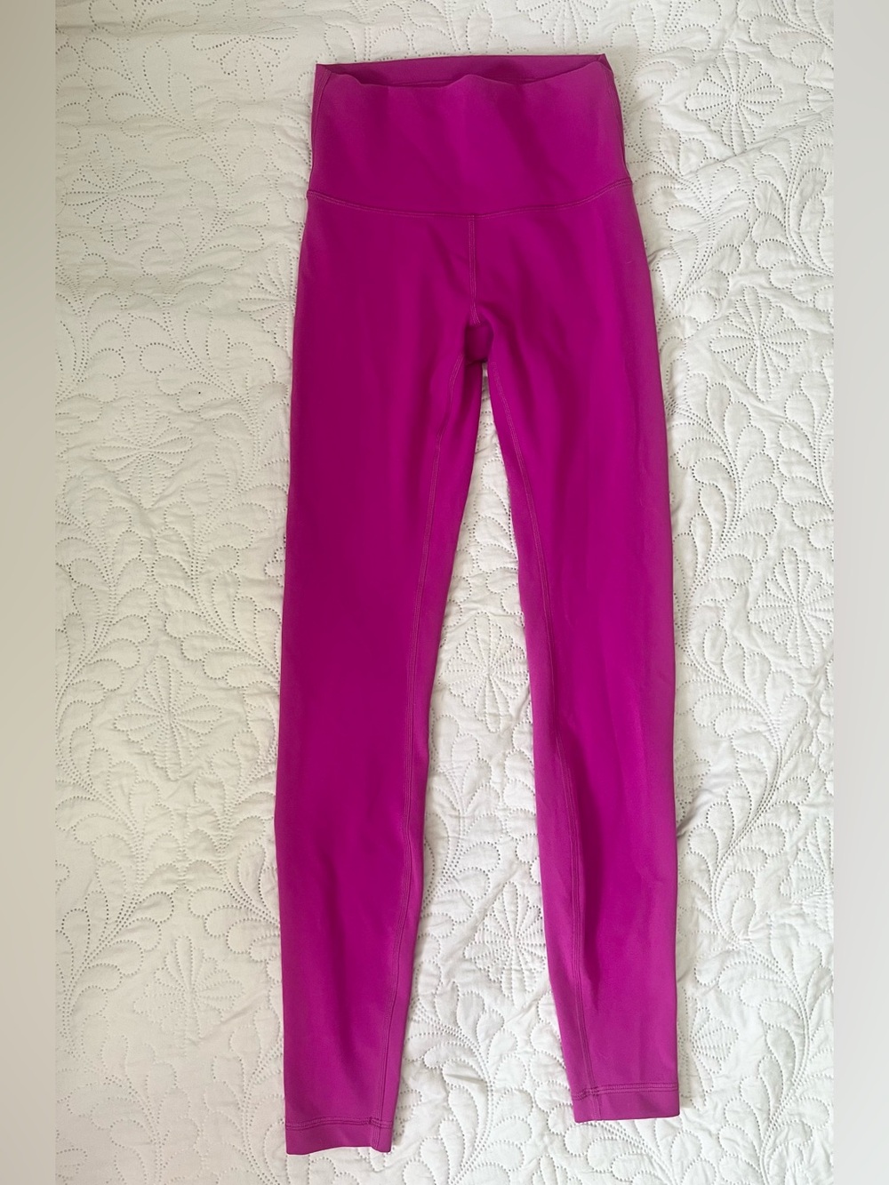 Lululemon Wunder Train High-Rise Tight 25" | Ripened Raspberry | 4 - Picture 2 of 5